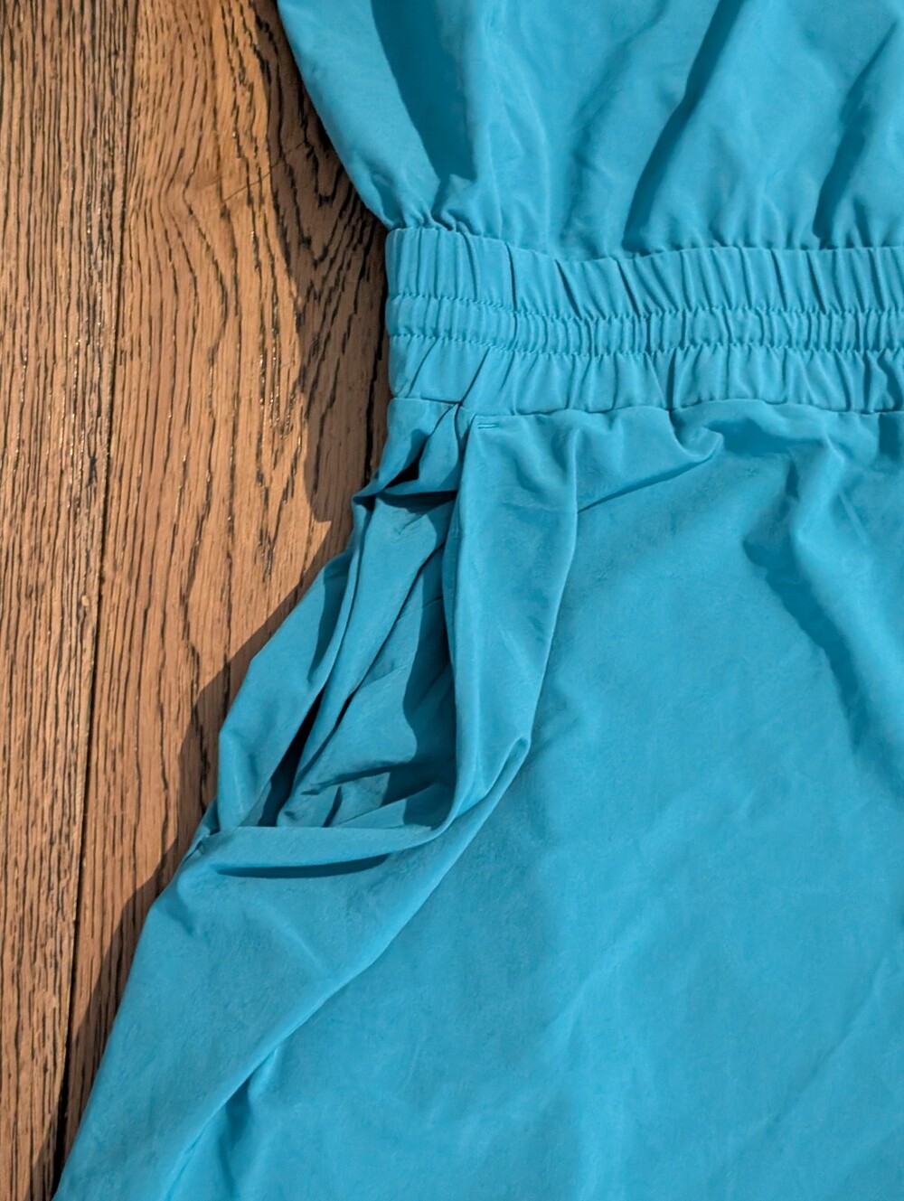 Like New! Athleta Avenue Jumpsuit, Teal - Picture 8 of 11
